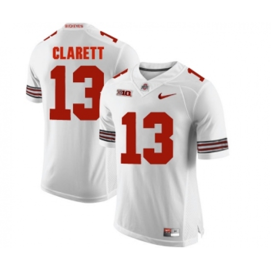 Ohio State Buckeyes 13 Maurice Clarett White College Football Jersey - Ujersey