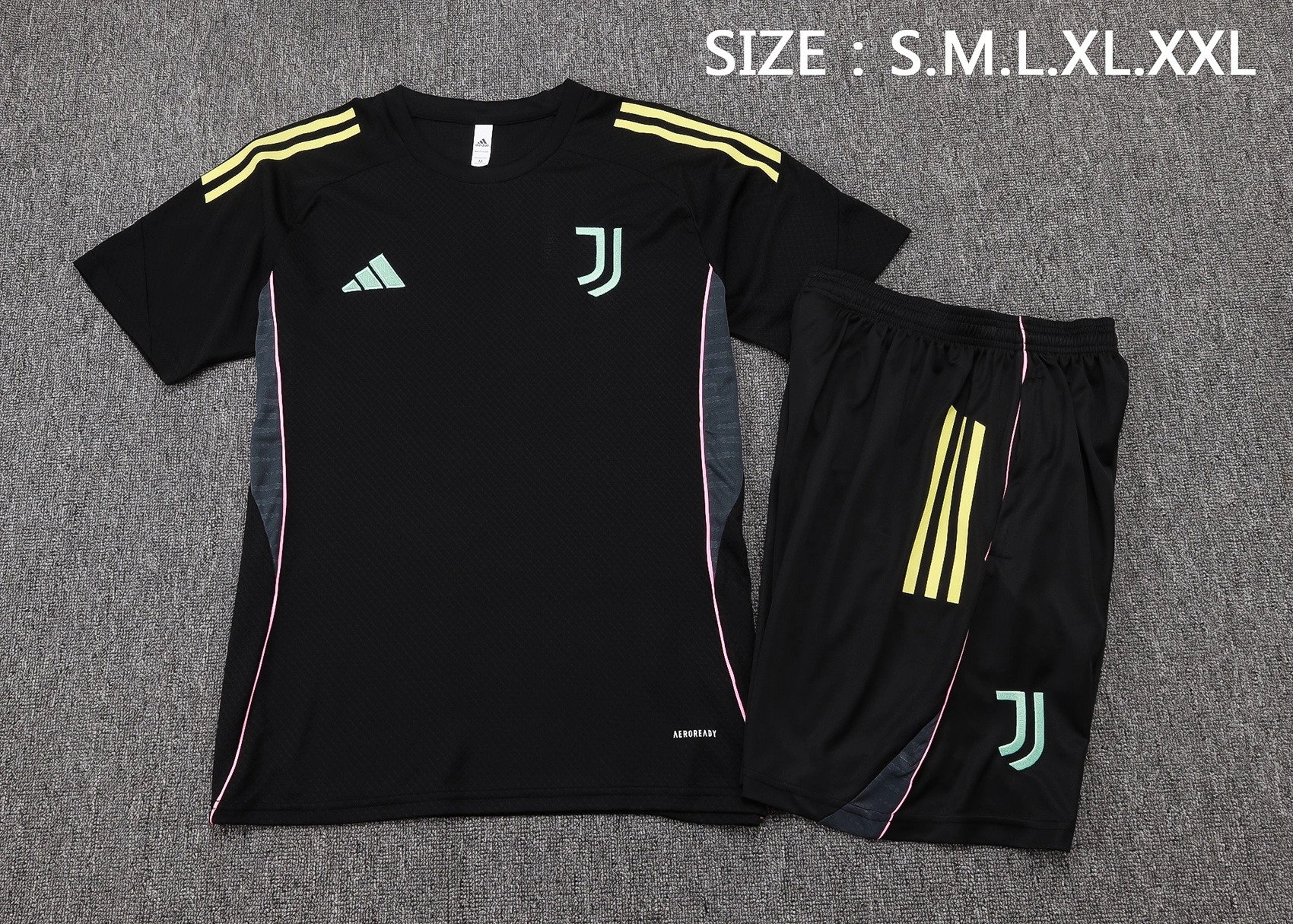 Juventus Training Jersey Kit Black 2025/26 - U-jersey