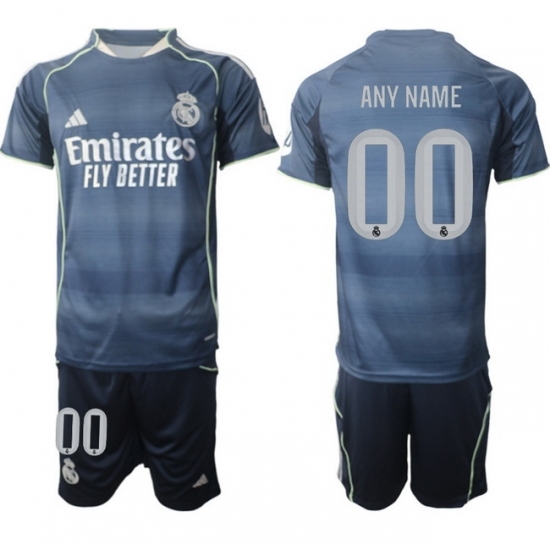 Men Real Madrid 2026 Soccer Jerseys DarkBlue CUSTOM - Ujersey