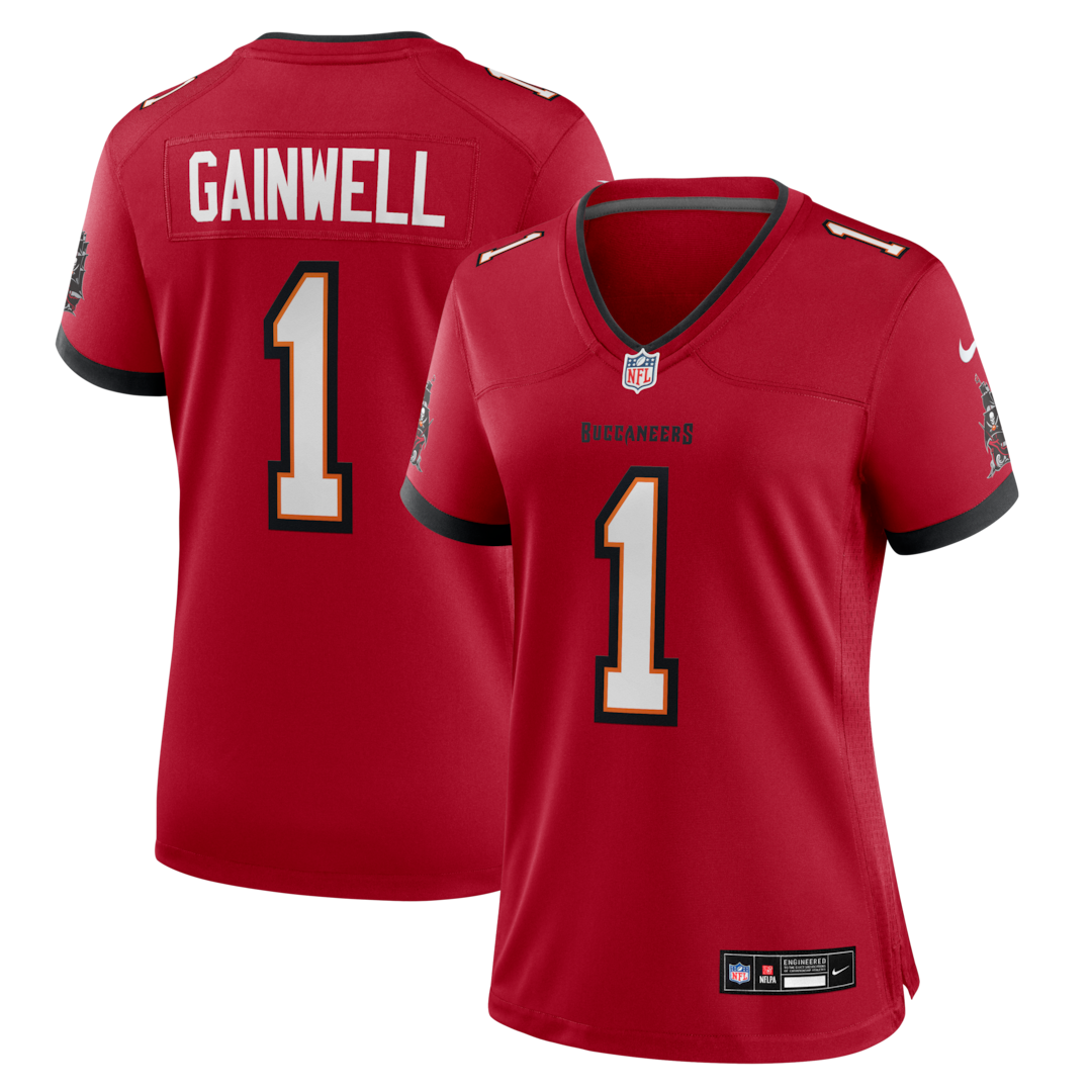 Women's Tampa Bay Buccaneers Kenneth Gainwell Nike Red Team Game Jersey - Ujersey
