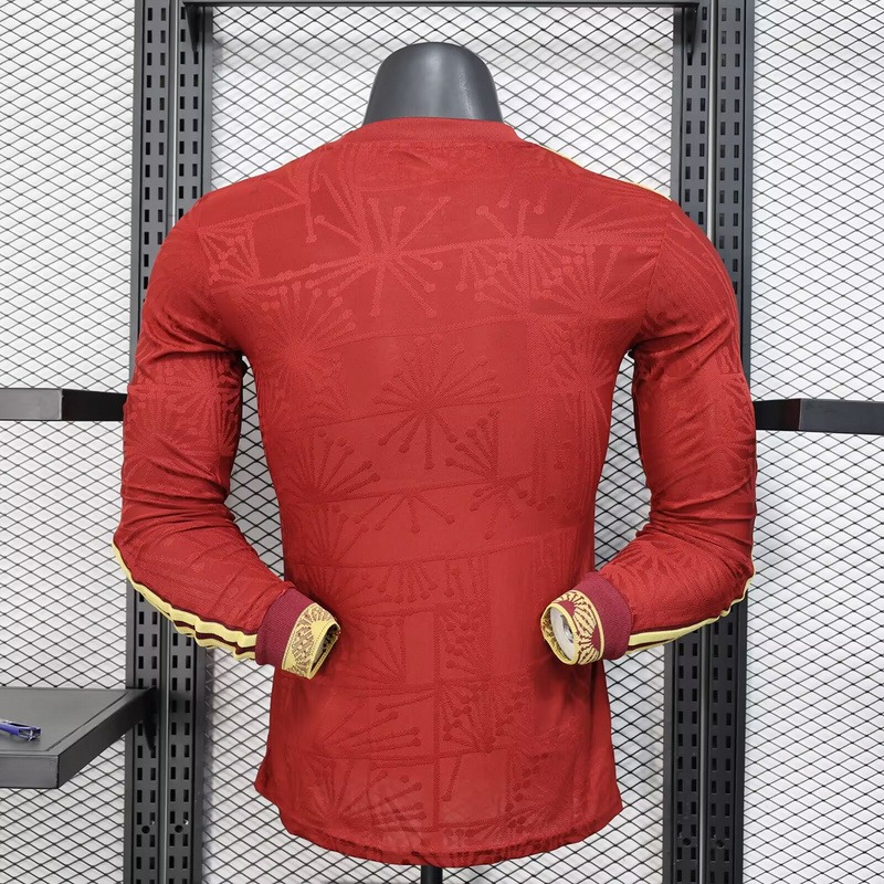 Mexico Red Special Long Sleeve Soccer Jersey 2025