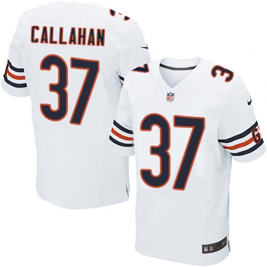 Men's Nike Chicago Bears #37 Bryce Callahan Elite White NFL Jersey - Ujersey