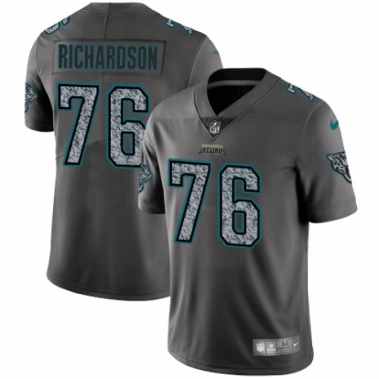 Youth Nike Jacksonville Jaguars #76 Will Richardson Gray Static Vapor Untouchable Limited NFL Jersey - Ujersey