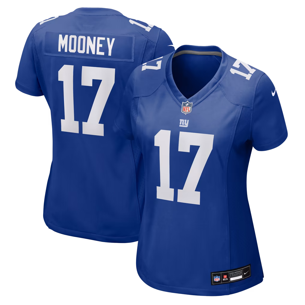 Women's New York Giants Darnell Mooney Nike Royal Team Game Jersey