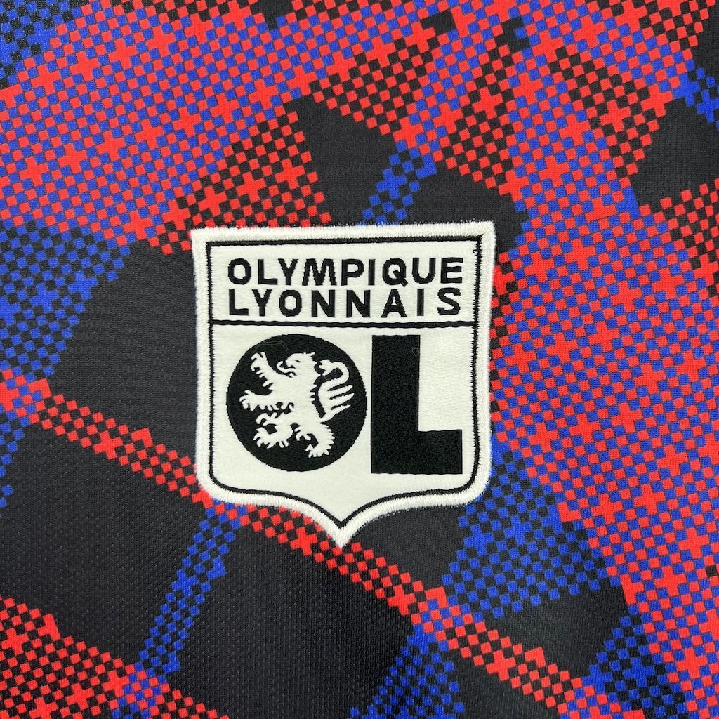 Olympique Lyonnais Football Jersey Pre-Match Training Custom Shirt 2025-26 - ujerseystore