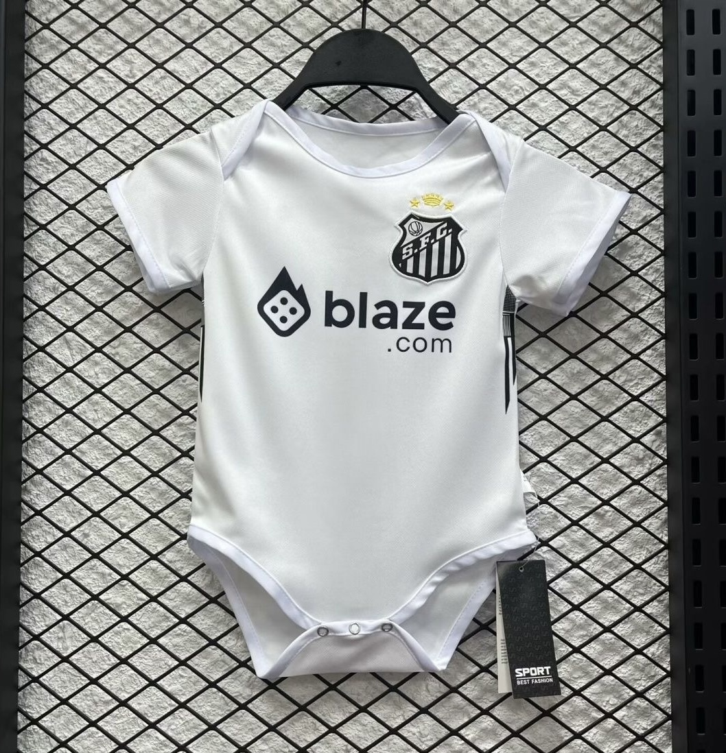Santos FC Soccer Jersey Home Baby Uniform 2025 - Ujersey NHL