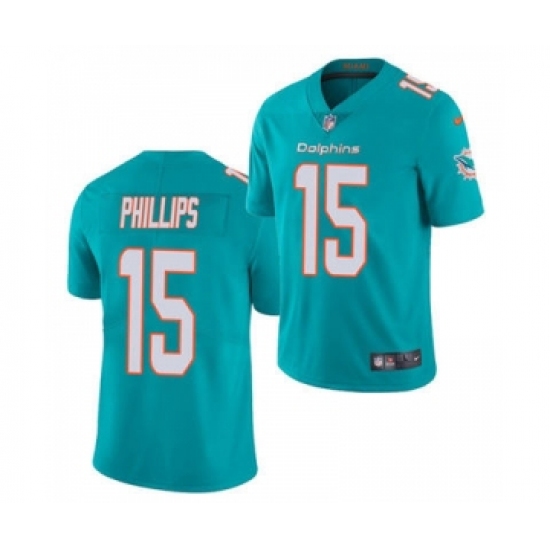 Men's Miami Dolphins #15 Jaelan Phillips Green 2021 Stitched Football Limited Jersey - Ujersey