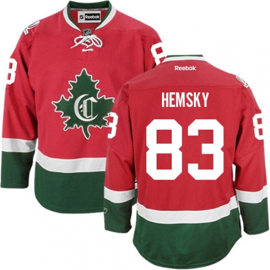 Women's Reebok Montreal Canadiens #83 Ales Hemsky Authentic Red New CD NHL Jersey - Ujersey