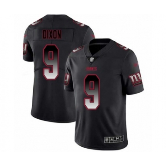 Men's New York Giants #9 Riley Dixon Limited Black Smoke Fashion Football Jersey - Ujersey