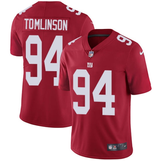 Youth Nike New York Giants #94 Dalvin Tomlinson Elite Red Alternate NFL Jersey - Ujersey
