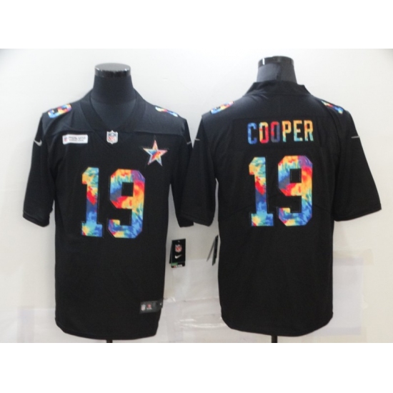 Men's Dallas Cowboys #19 Amari Cooper Rainbow Version Nike Limited Jersey - Ujersey