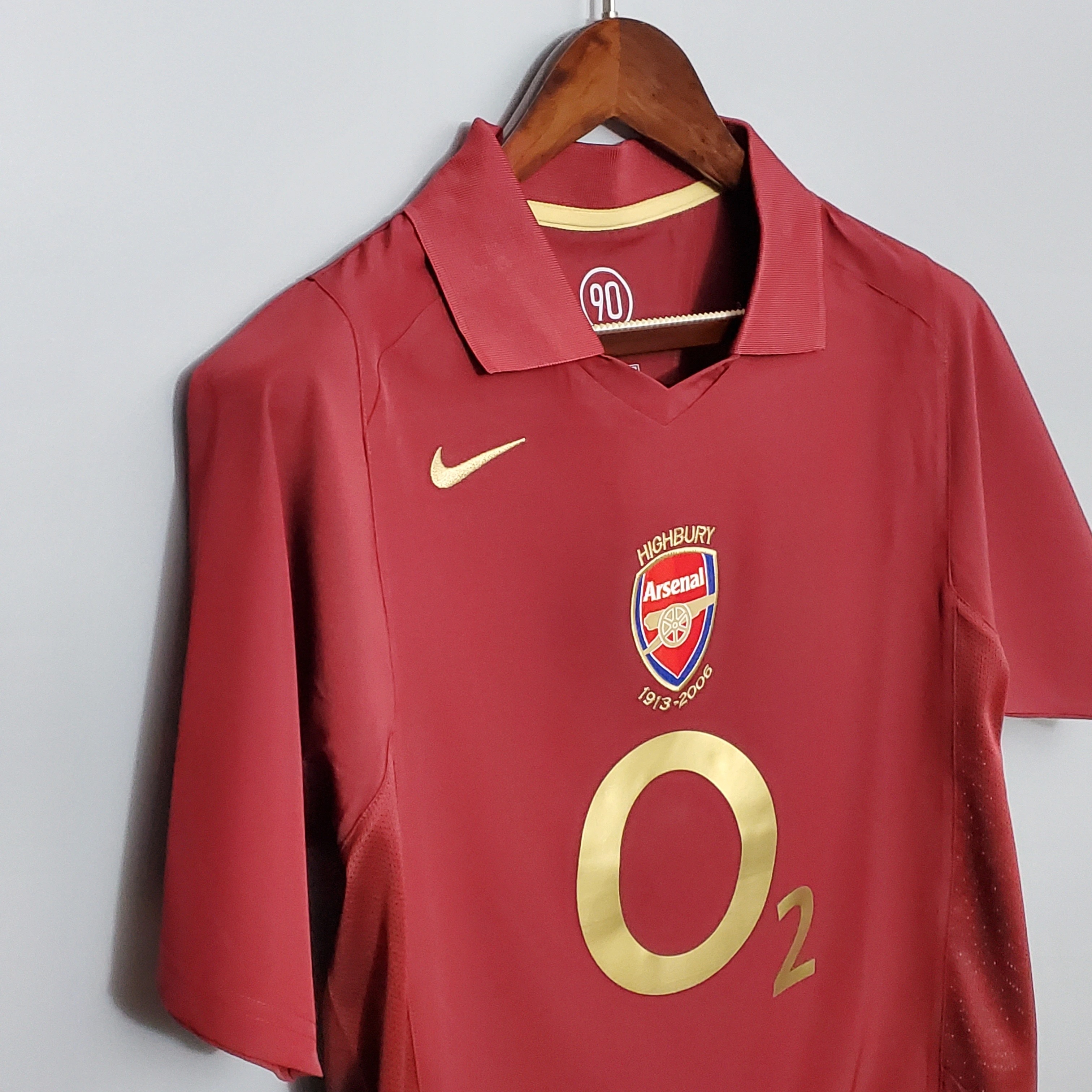 Arsenal Soccer Retro Jersey Home Custom Shirt 2005/06 - ujerseystore