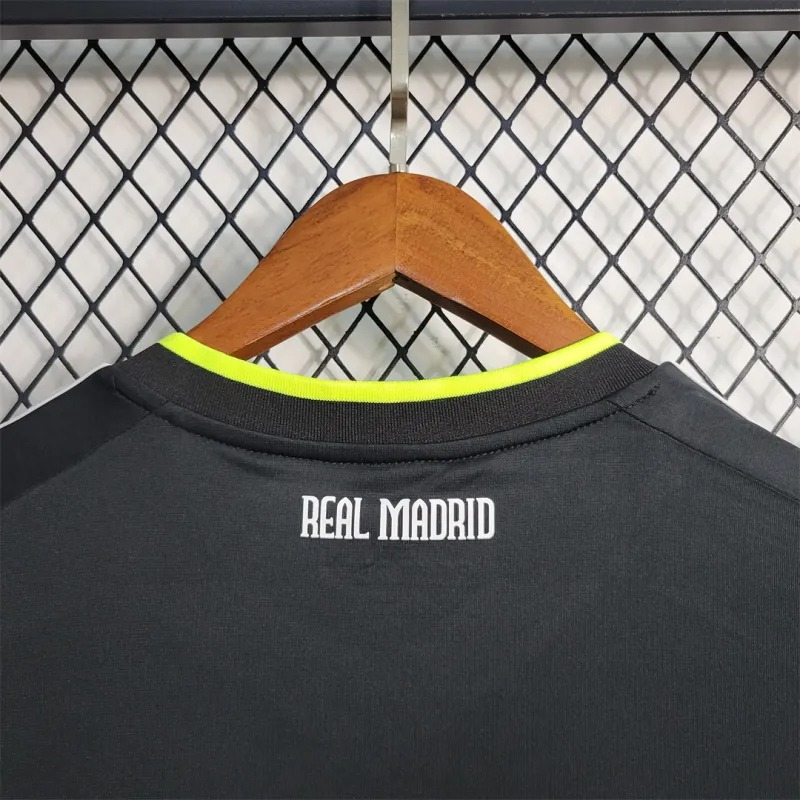 Real Madrid Retro Jersey Away Long Sleeve Soccer Custom Shirt 2010/11 - ujerseystore