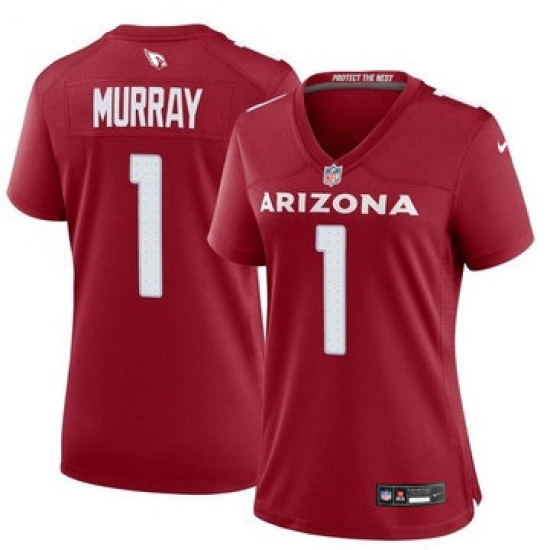 Women Arizona Cardinals #1 Kyler Murray Red 2023 F U S E Vapor Limited Stitched Football Jersey - Ujersey