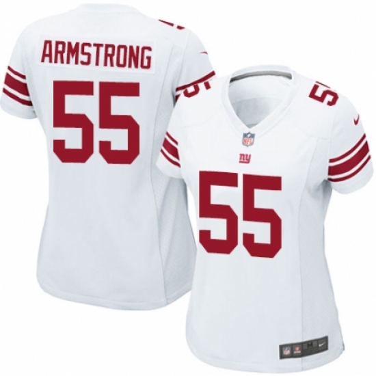 Women's Nike New York Giants #55 Ray-Ray Armstrong Game White NFL Jersey - Ujersey