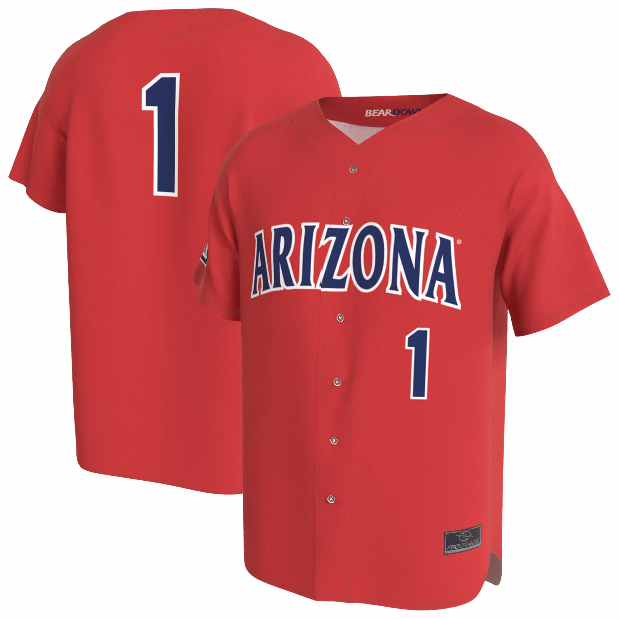 Youth GameDay Greats Red Arizona Wildcats Lightweight Collegiate Baseball Fashion Jersey - SUjersey01