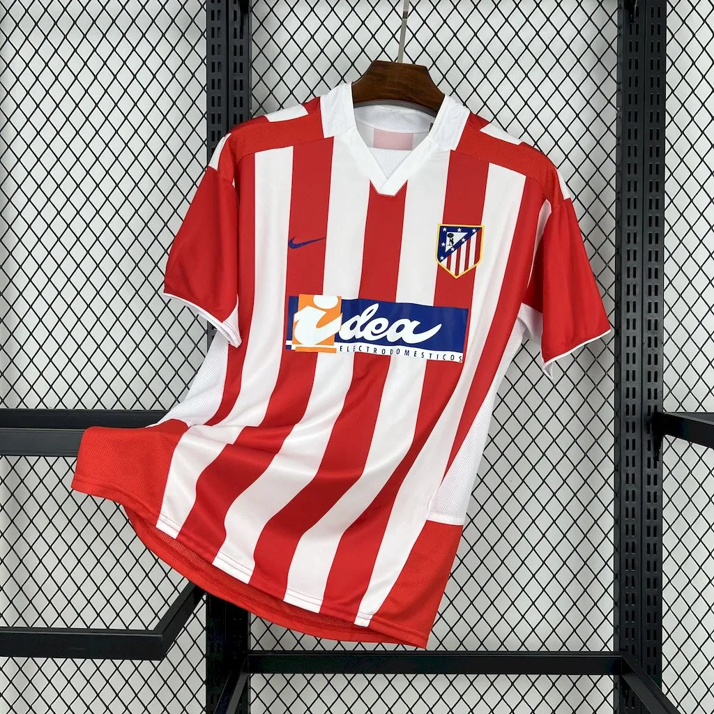 Atletico Madrid Retro Soccer Jersey Home Shirt 2002-03 - U-jersey