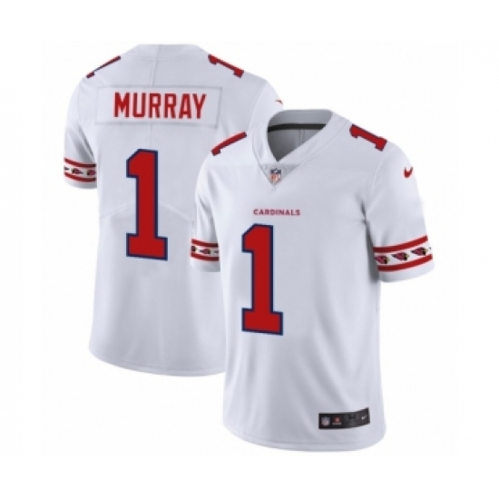 Men's Arizona Cardinals #1 Kyler Murray White Team Logo Cool Edition Jersey - Ujersey