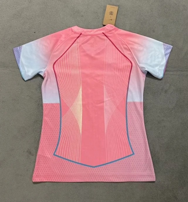 Barcelona Soccer Jersey Women's Pink Special Edition Custom Shirt 2025/26 - ujerseystore