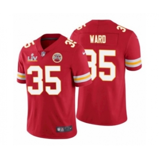 Men's  Kansas City Chiefs #35 Charvarius Ward Red 2021 Super Bowl LV Jersey - Ujersey