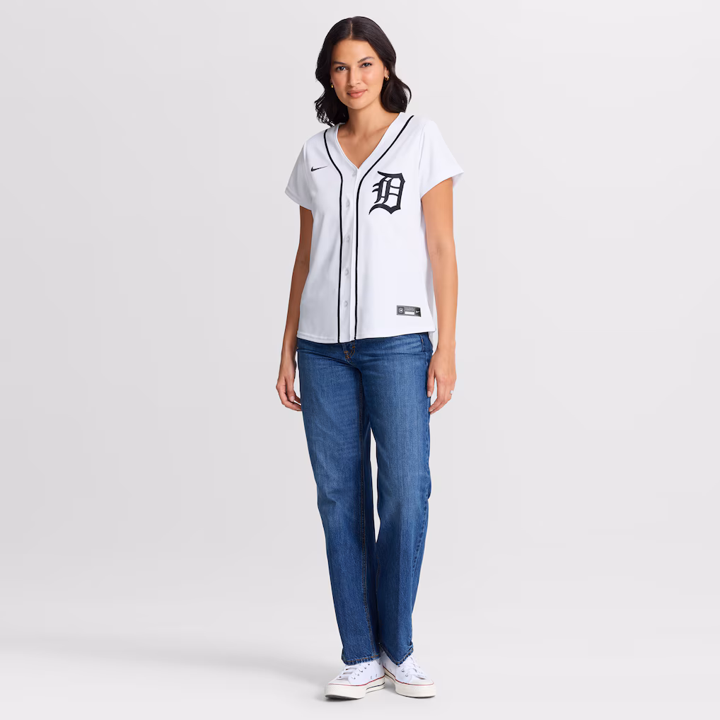 Women's Detroit Tigers Tarik Skubal Nike White Home Replica Jersey - Ujersey