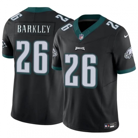 Men's Philadelphia Eagles #26 Saquon Barkley Black 2023 F.U.S.E. Vapor Untouchable Limited Football Stitched Jersey - Ujersey