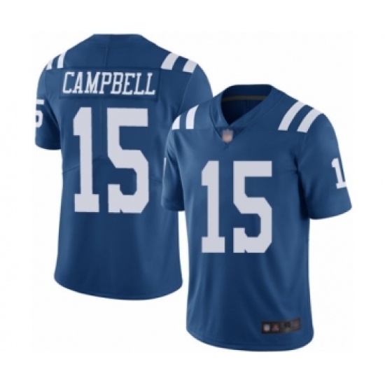 Youth Indianapolis Colts #15 Parris Campbell Limited Royal Blue Rush Vapor Untouchable Football Jersey - Ujersey