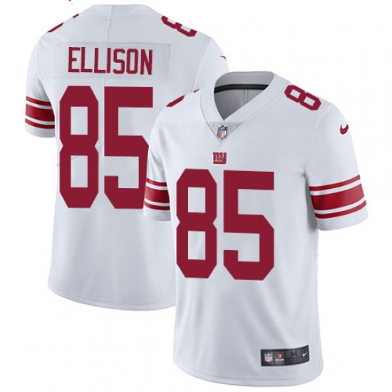 Men's Nike New York Giants #85 Rhett Ellison White Vapor Untouchable Limited Player NFL Jersey - Ujersey