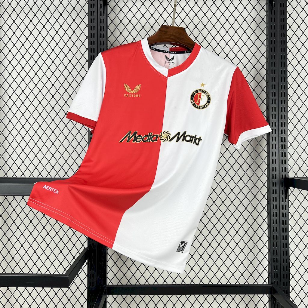 Feyenoord Football Jersey Home Custom Shirt 2025/26 - Ujersey Shop