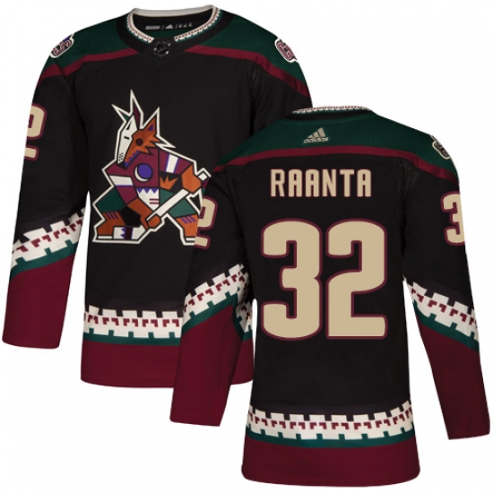 Youth Adidas Arizona Coyotes #32 Antti Raanta Authentic Black Alternate NHL Jersey - Ujersey