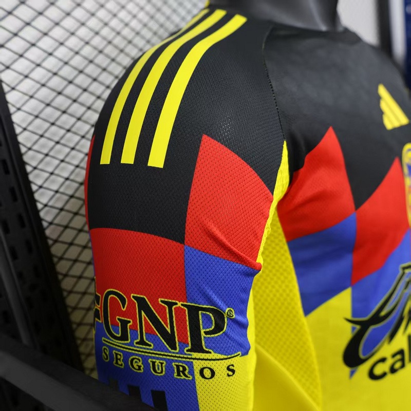 Club America Soccer Jersey Home Long Sleeve Shirt 2025/26