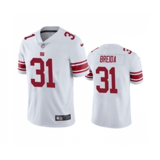 Men's New York Giants #31 Matt Breida White Vapor Untouchable Limited Stitched Jersey - Ujersey
