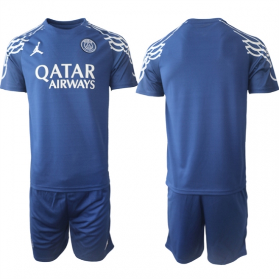 Men's Paris Saint-Germain Custom 2025 Navy Home Soccer Jersey Suit - Ujersey