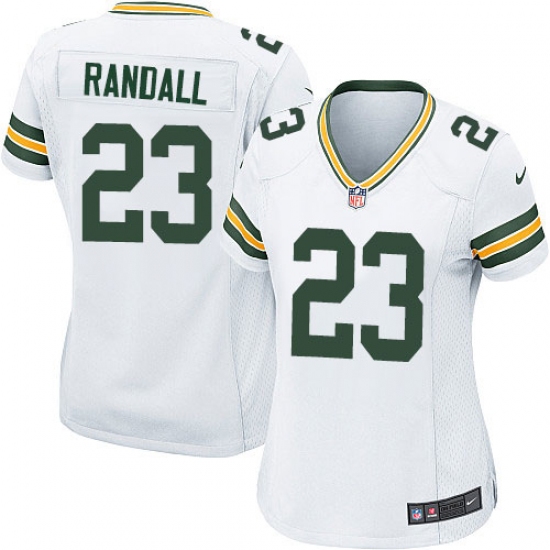 Women's Nike Green Bay Packers #23 Damarious Randall Game White NFL Jersey - Ujersey