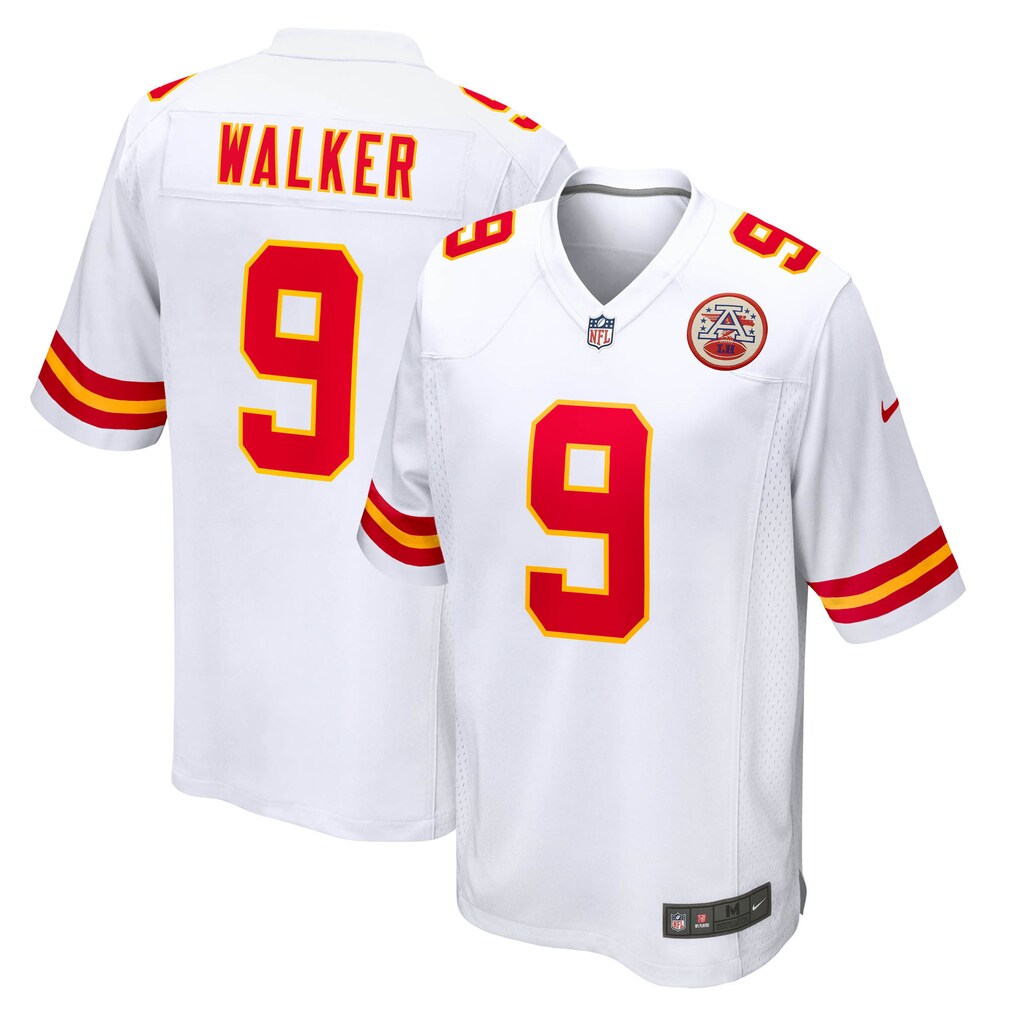 Men's Kansas City Chiefs Kenneth Walker III Nike White Game Jersey - ujerseystore