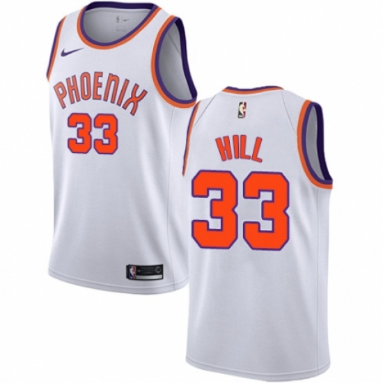 Men's Nike Phoenix Suns #33 Grant Hill Swingman NBA Jersey - Association Edition - Ujersey