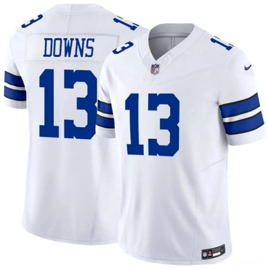 Men's Dallas Cowboys #13 Caleb Downs White 2026 Draft F.U.S.E Vapor Untouchable Limited Stitched Football Jersey - Ujersey