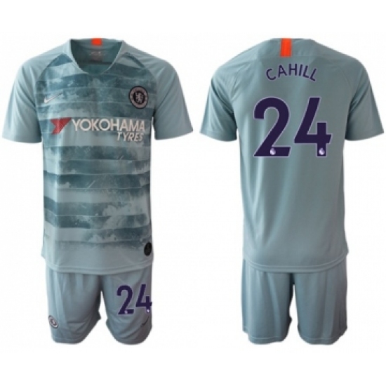 Chelsea #24 Cahill Third Soccer Club Jersey