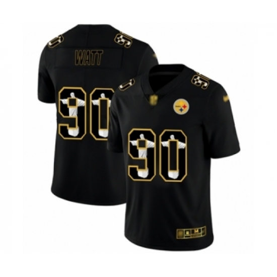 Men's Pittsburgh Steelers #90 T. J. Watt Black Jesus Faith Limited Player Football Jersey - Ujersey