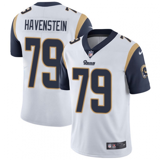 Youth Nike Los Angeles Rams #79 Rob Havenstein White Vapor Untouchable Limited Player NFL Jersey - Ujersey