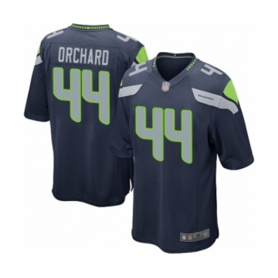 Men's Seattle Seahawks #44 Nate Orchard Game Navy Blue Team Color Football Jersey - Ujersey