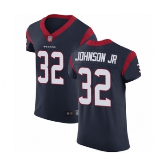 Men's Houston Texans #32 Lonnie Johnson Navy Blue Team Color Vapor Untouchable Elite Player Football Jersey - Ujersey