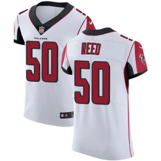 Men's Nike Atlanta Falcons #50 Brooks Reed White Vapor Untouchable Elite Player NFL Jersey - Ujersey