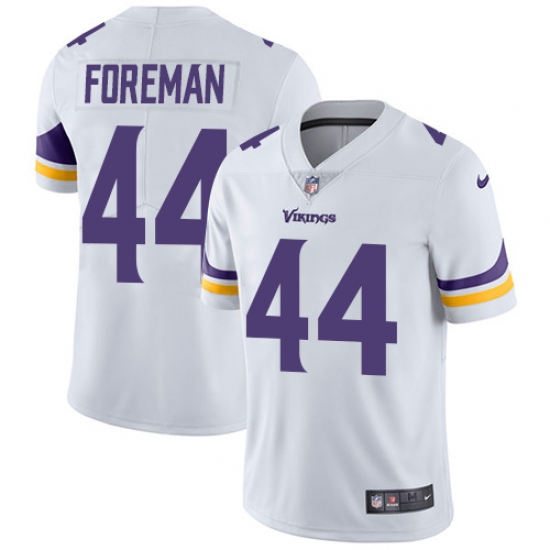 Youth Nike Minnesota Vikings #44 Chuck Foreman White Vapor Untouchable Limited Player NFL Jersey - Ujersey