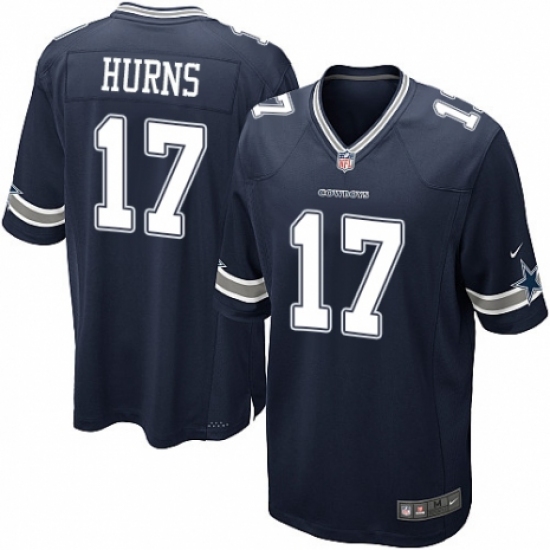 Men's Nike Dallas Cowboys #17 Allen Hurns Game Navy Blue Team Color NFL Jersey - Ujersey