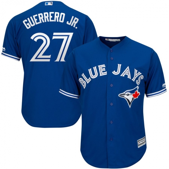 Youth Toronto Blue Jays Vladimir Guerrero Jr. Majestic Royal Alternate Official Cool Base Player Jersey - Ujersey