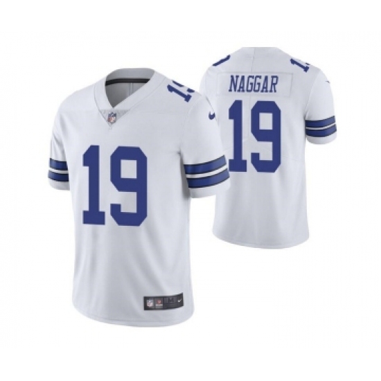 Men's Dallas Cowboys #19 Chris Naggar White Vapor Limited Stitched Jersey - Ujersey
