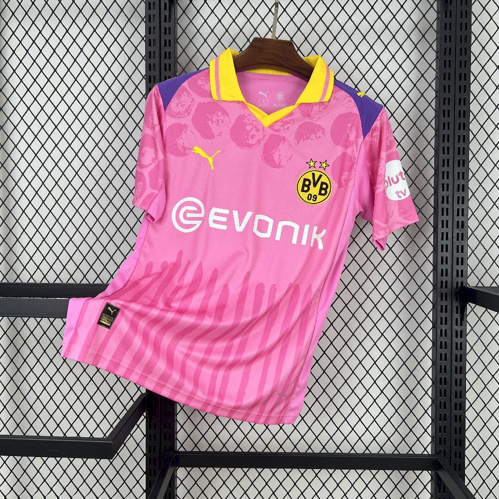 Borussia Dortmund x KidSuper Pink Special Edition Jersey Custom Shirt 2025/26 - Ujersey Shop