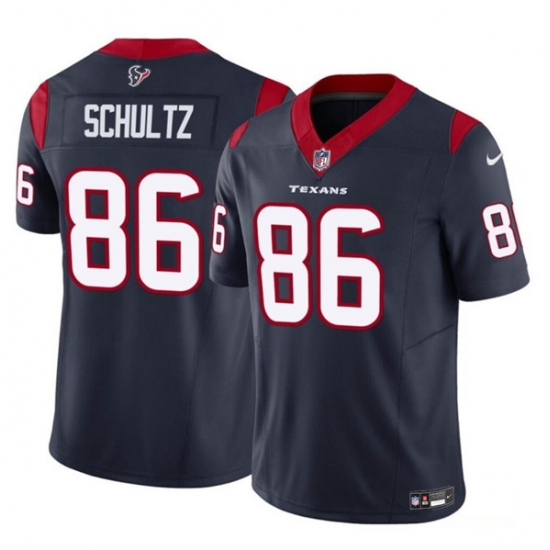 Men's Houston Texans #86 Dalton Schultz Navy 2023 F.U.S.E Vapor Untouchable Football Stitched Jersey - Ujersey