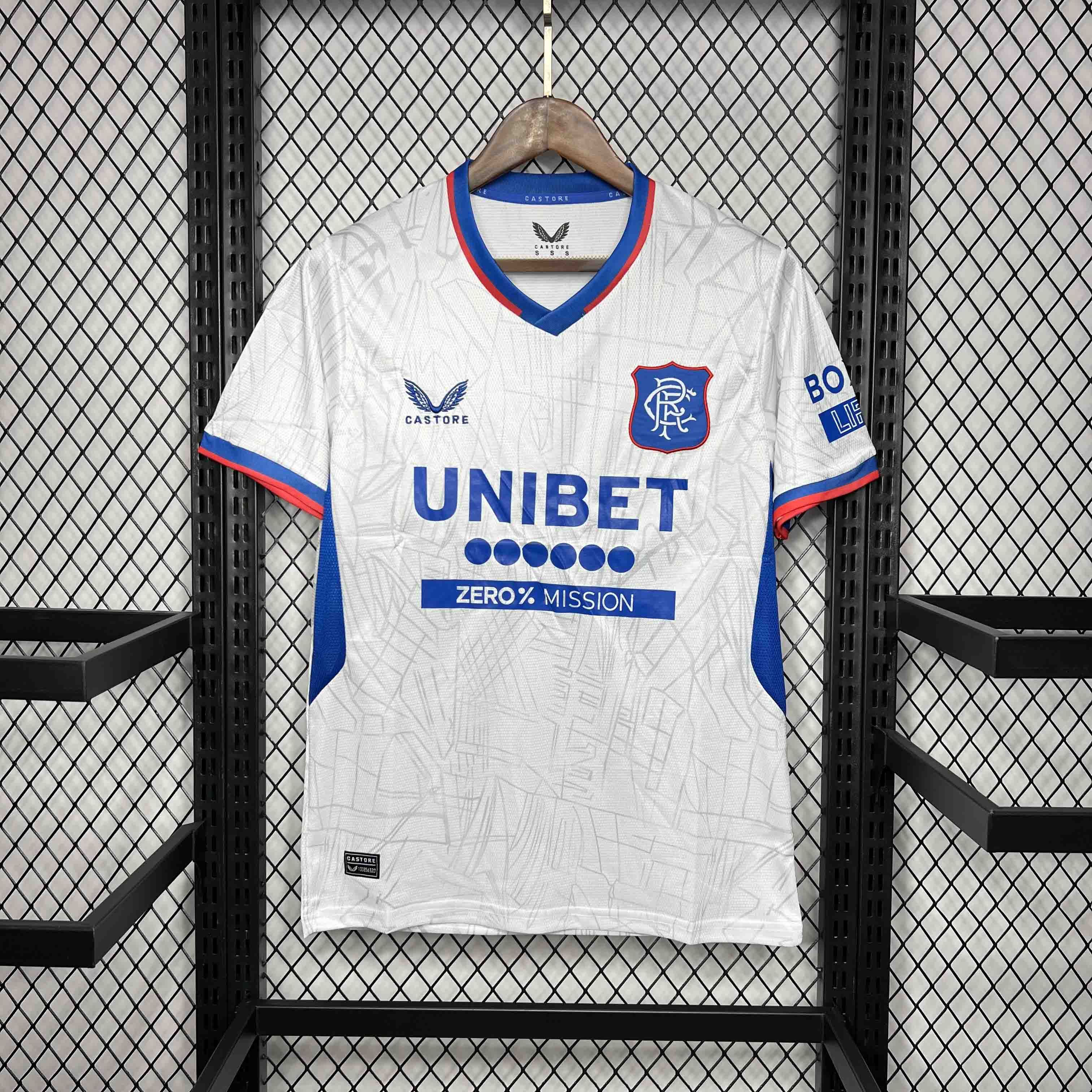 Rangers FC Soccer Jersey Away Custom Shirt 2024/25 - ujerseystore